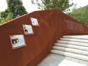 保康耐候钢挡土墙